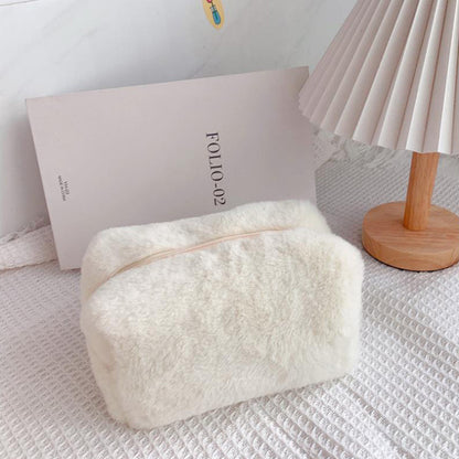 Fluffy XL Pluche Etui & Make-Up Tas