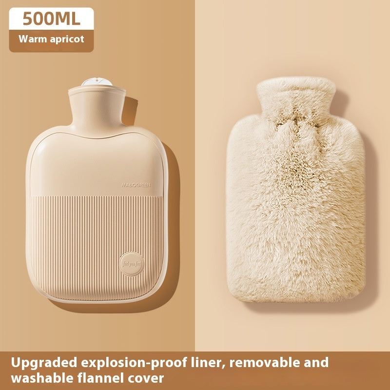 TedKruik – zachte teddy warmwaterkruik - Met zachte hoes