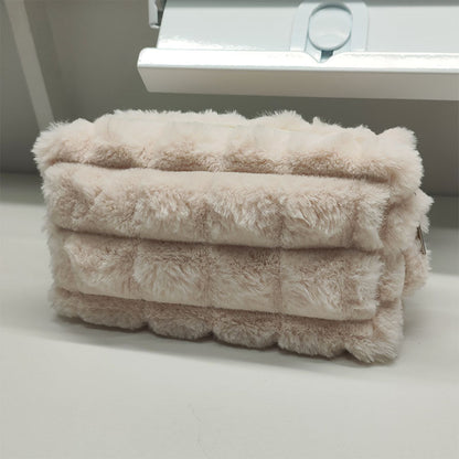 Teddy Cube Etui – Zachte Kubusstructuur