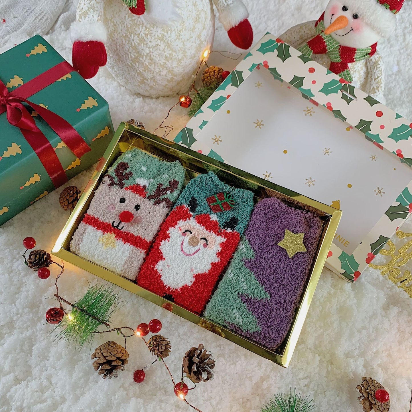 TedSokken – Christmas Cozy Box (set van 3)