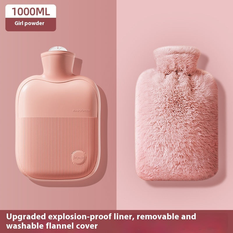 TedKruik – zachte teddy warmwaterkruik - Met zachte hoes